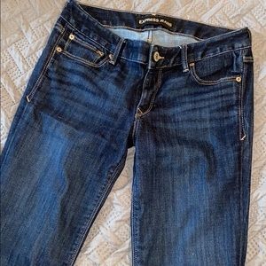 Express dark denim jeans